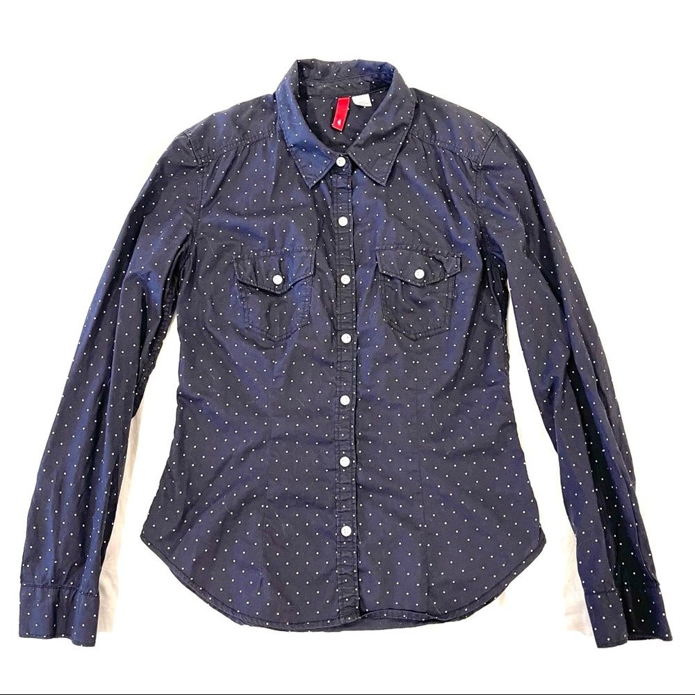 HM DIVIDED poka dot shirt